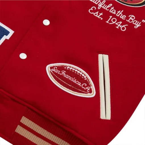 San Francisco 49Ers Varsity Jacket - Image 6