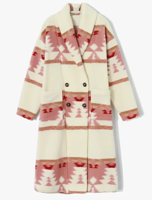 Yellowstone Season 5 Beth Dutton Pink Coat