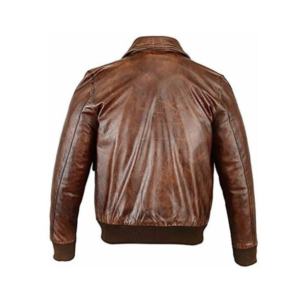 Alternative view of A2 Flight Aviator Leather Jacket