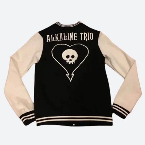 Alkaline Trio Skull Varsity Jacket - Image 3
