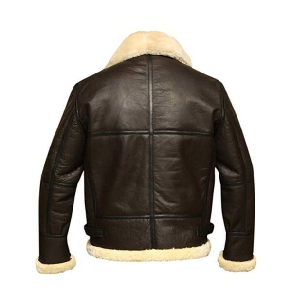 Alternative view of B3 Bomber Aviator Leather Jacket