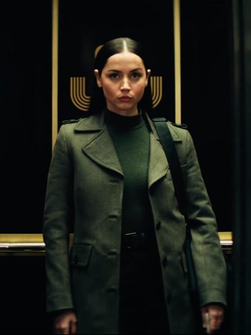 Ana de Armas Ballerina 2025 Coat