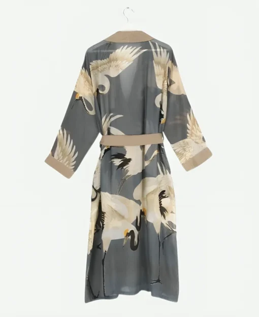 Crystle Stewart Beauty in Black Printed Robe - Image 3
