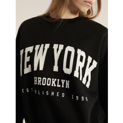 Black Oversized Sweatshirt - Image 3