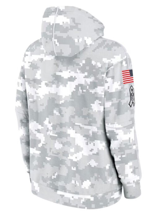 Buffalo Bills Salute To Service Camo 2024 Hoodie - Image 2
