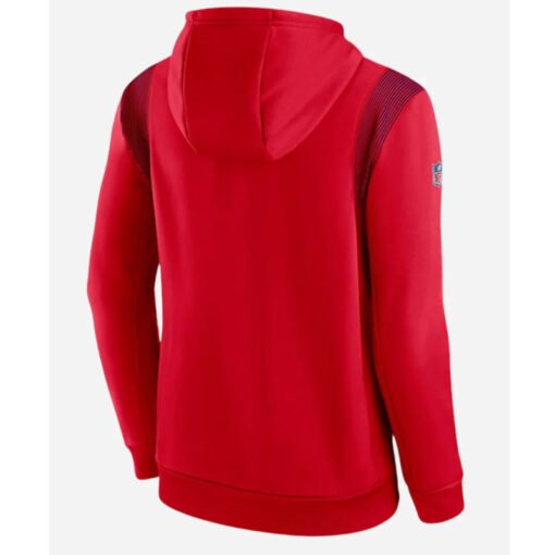 Buffalo Bills Sideline Red Hoodie - Image 2