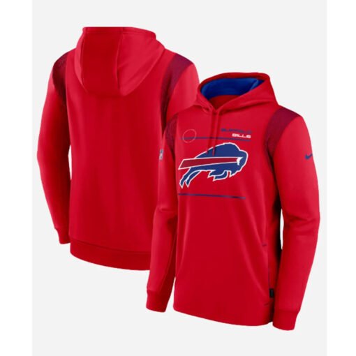 Buffalo Bills Sideline Red Hoodie - Image 3