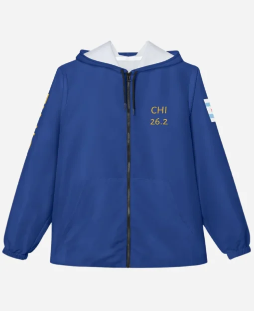 Chicago Marathon Finisher Windbreaker Track Jacket - Image 3
