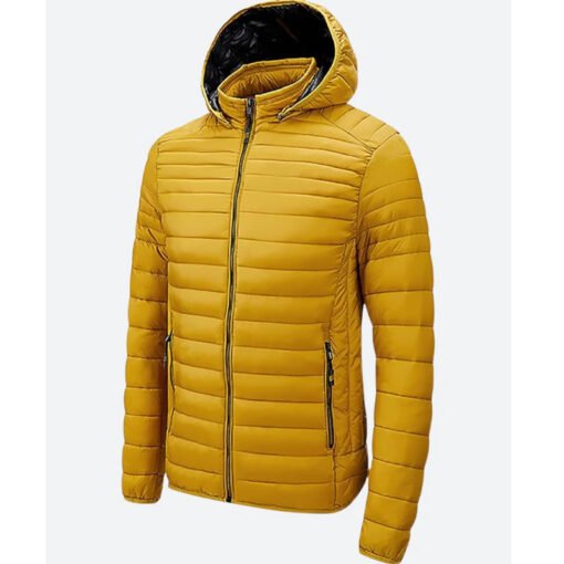 Craig T. Nelson Green and Gold Puffer Jacket - Image 2