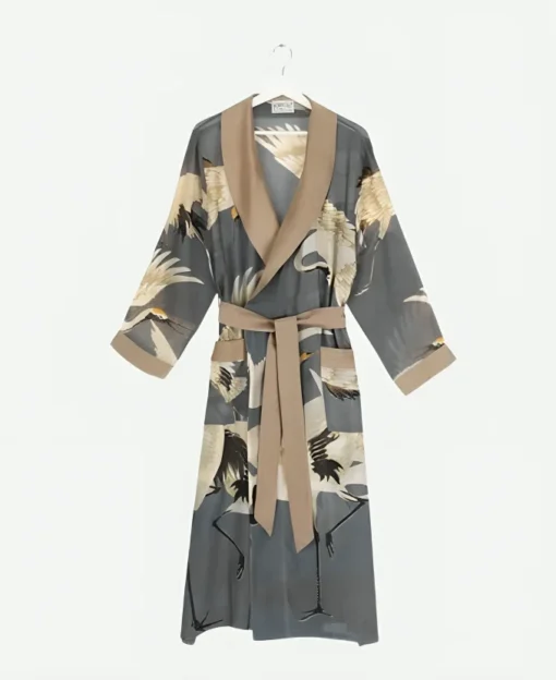 Crystle Stewart Beauty in Black Printed Robe - Image 2