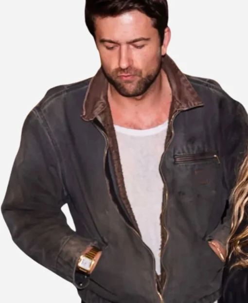 Brandon Sklenar Cult Of Love Grey Jacket - Image 2