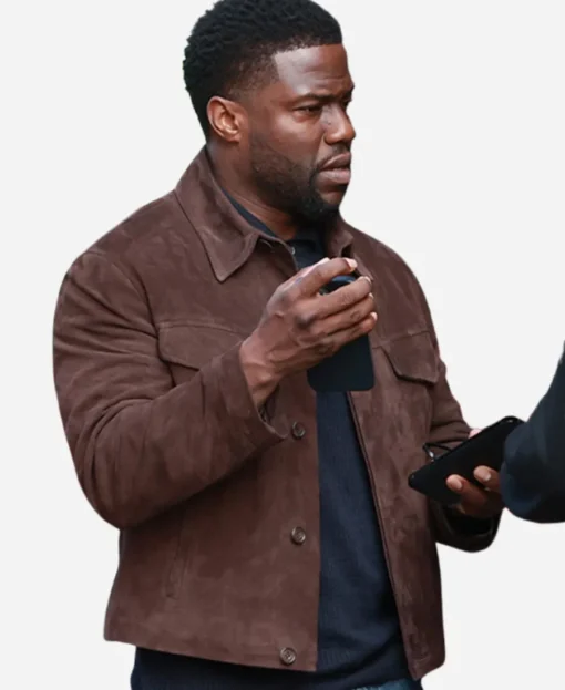 Lift Kevin Hart Brown Suede Leather Jacket