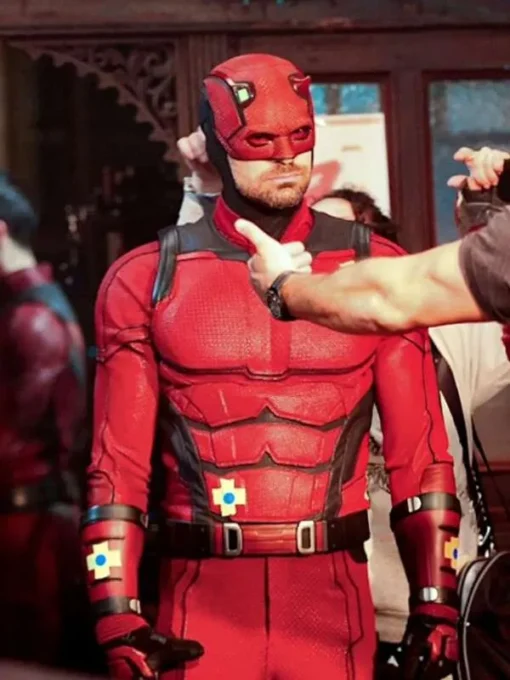 Matt Murdock Daredevil Born Again Red Costume Jacket