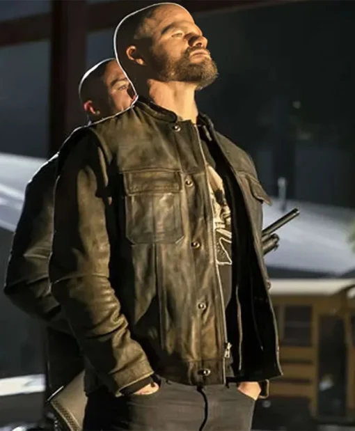 Den Of Thieves 2 Pantera Evan Jones Leather Black Jacket