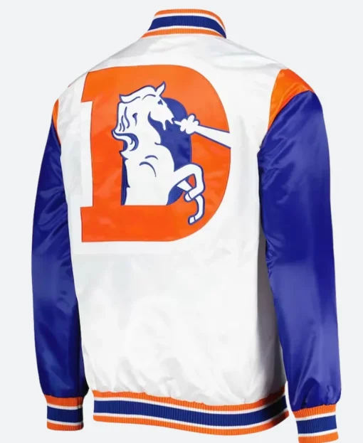Denver Broncos Throwback Warm Up Pitch Jacket - Image 2