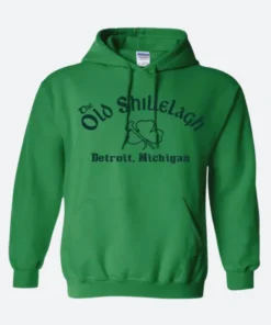 Detroit Michigan Kelly Green Hoodie