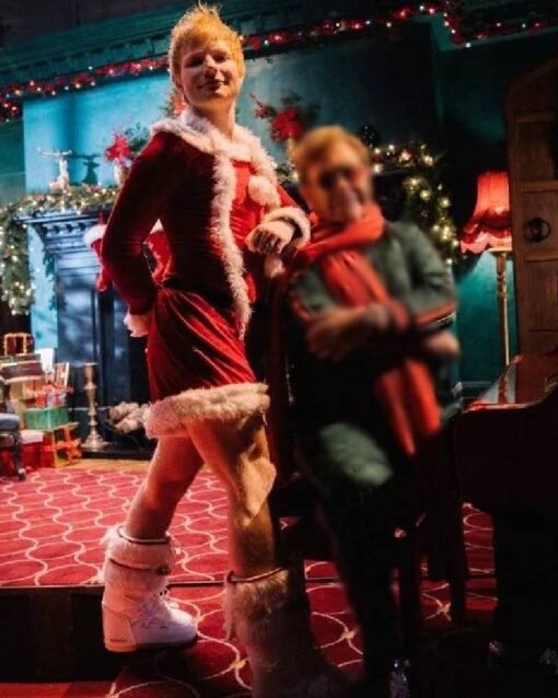 Ed Sheeran Merry Christmas Santa Claus Costume