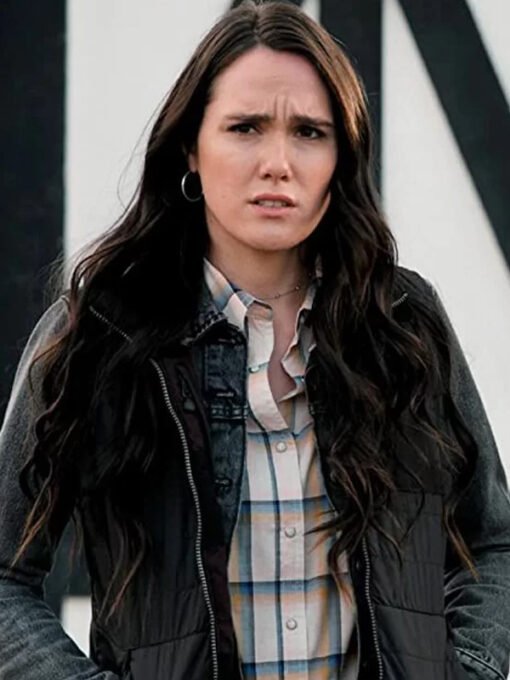 Eden Brolin Yellowstone Black Vest - Image 2