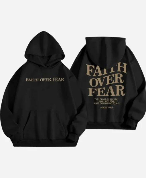 Faith Over Fear Hoodie - Image 3