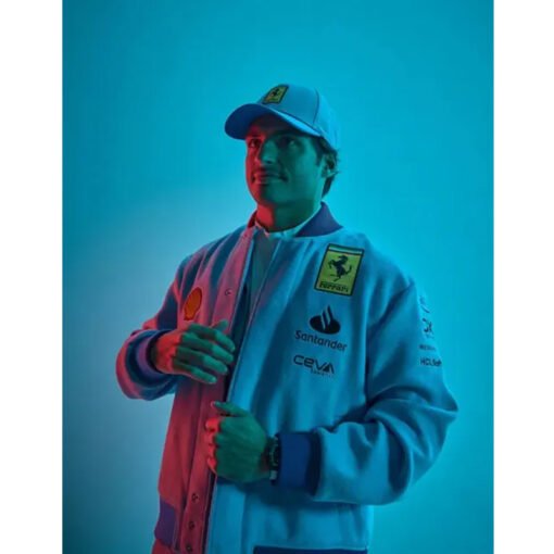 Ferrari Blue Miami Grand Prix Jacket - Image 2