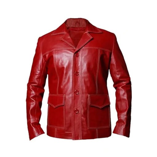 Fight Club Tyler Durden Leather Jacket - Image 2