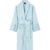 Graphic Print Silk Versace Bathrobe