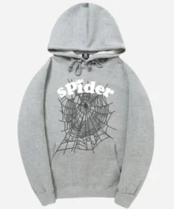 Grey Spider Hoodie