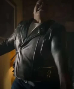 Novocaine 2025 Jacob Batalon Black Leather Jacket