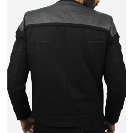Jean Luc Picard Star Trek Black Jacket - Image 3