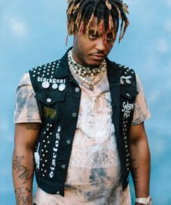 Juice Wrld Black Denim Vest