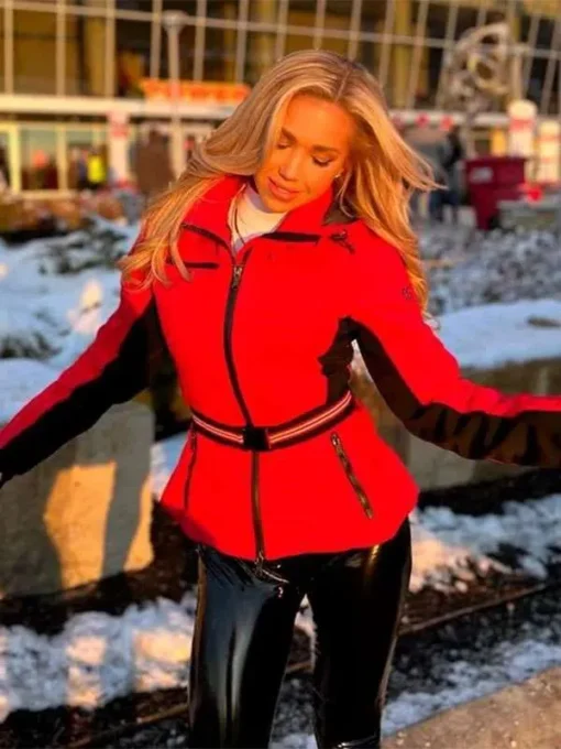 Kansas City Chiefs Gracie Hunt Red Parachute Jacket - Image 3