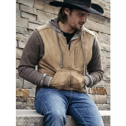 Kayce Dutton Yellowstone Brown Vest - Image 2