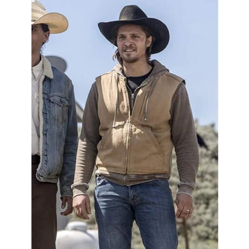 Kayce Dutton Yellowstone Brown Vest - Image 3