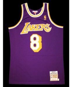 Lakers NBA Authentic 1996 Kobe 8 Purple Jersey