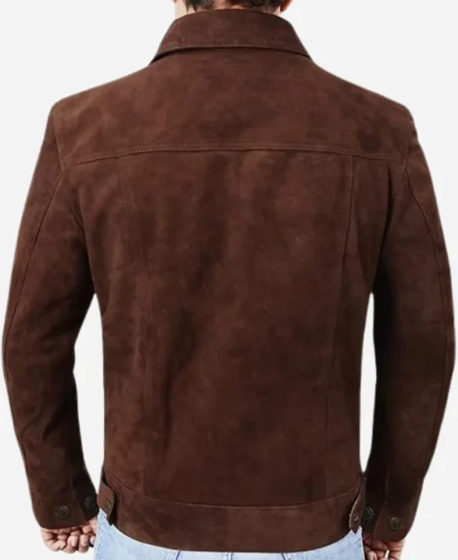 Lift Kevin Hart Brown Suede Leather Jacket - Image 4