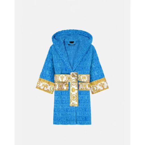 Unisex Stylish Blue Versace Robe