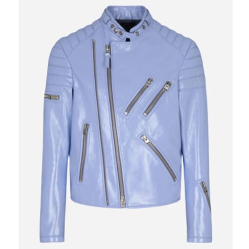 Ludacris iHeartRadio Blue Biker Jacket - Image 2
