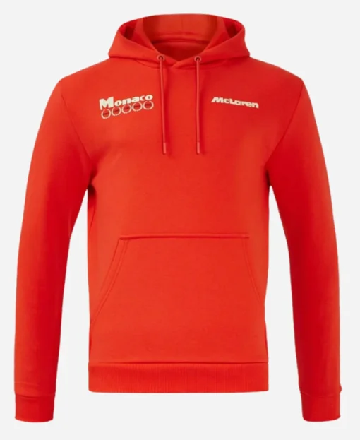 McLaren F1 Heritage Monaco GP Orange Hoodie - Image 3