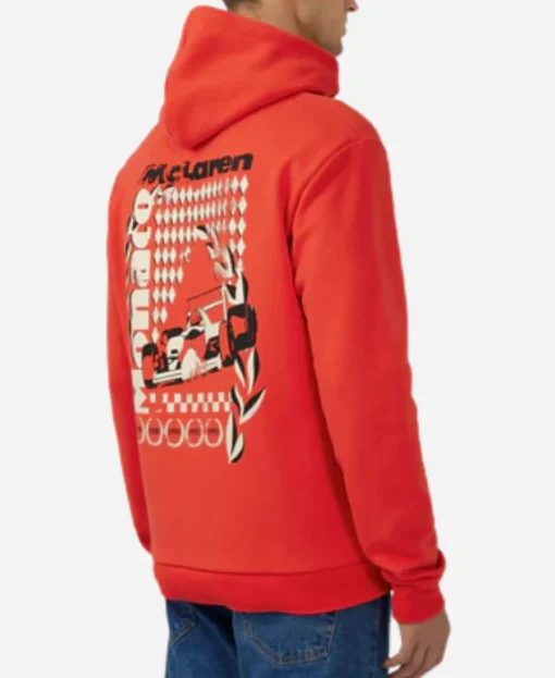 McLaren F1 Heritage Monaco GP Orange Hoodie - Image 2