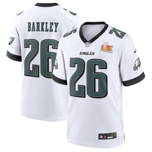 Men's Nike Saquon Barkley Eagles Super Bowl LIX Jersey - Image 4