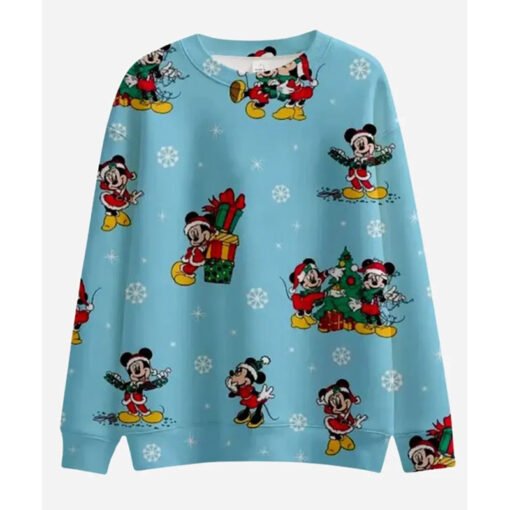 Mickey Mouse & Friends Christmas Sweatshirt - Image 4