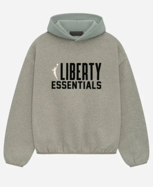 NY Liberty x Fear Of God Essentials Grey Hoodie