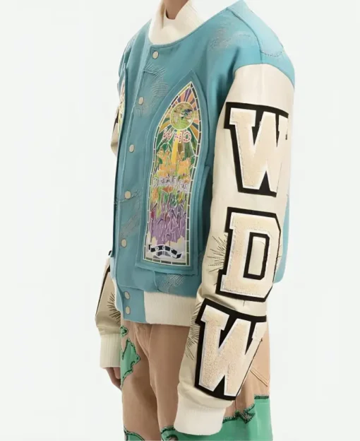 Who Decides War Namesake Varsity Jacket - Image 3