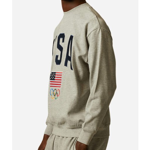 Olympics Team USA Grey Sweatshirt - Image 3