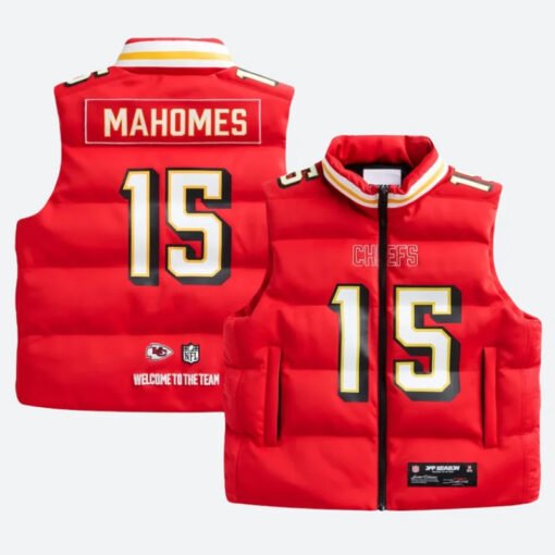 Patrick Mahomes KC Chiefs Off Season Puffer Vest