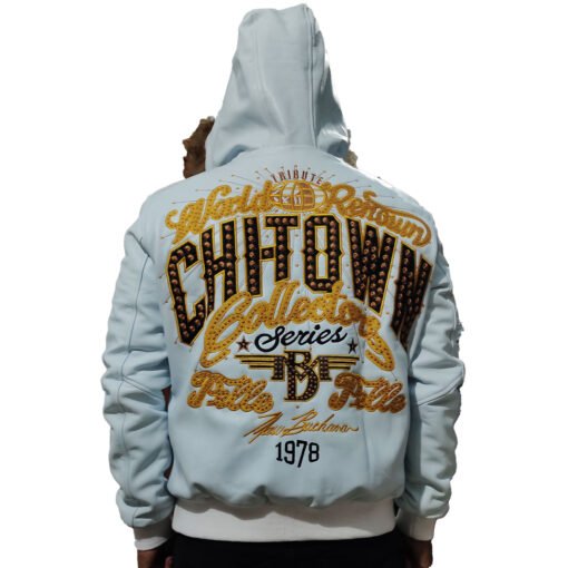 Pelle Pelle Chi Town White Leather Jacket