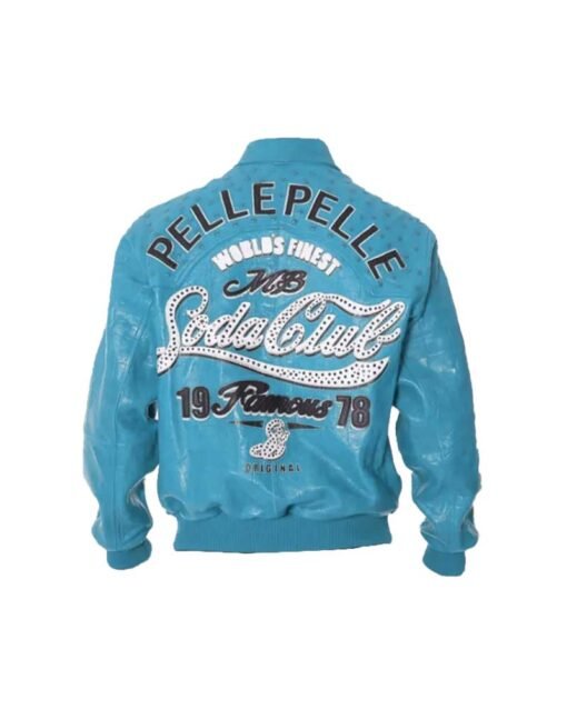 Men Pelle Pelle Soda Club Turquoise Jacket
