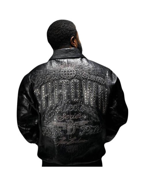 Men Chi Town Pelle Pelle Black Leather Jacket