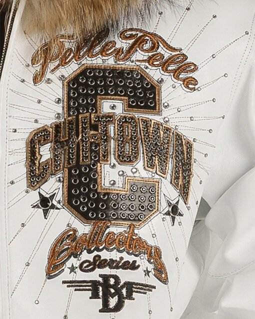 Pelle Pelle Chi Town White Leather Jacket - Image 6