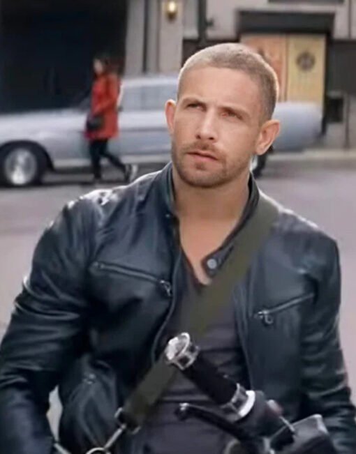 Adam Woodward Man with No Past Black Jacket - Image 2